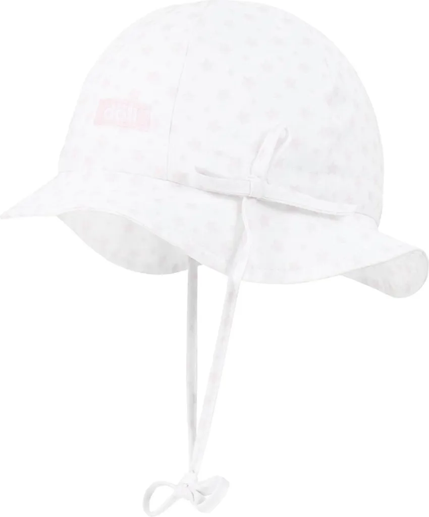 Cappellino Döll Rosa Bambina: Protezione Solare 100% Cotone con Stelle