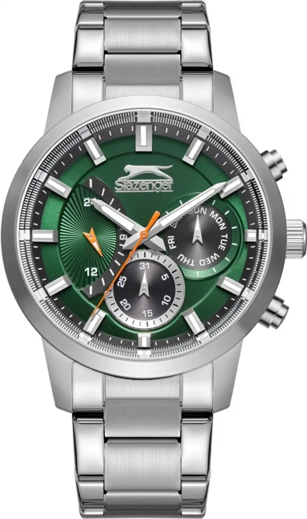 Orologio Uomo Slazenger SL.09.2372.2.02 Verde - Regalo Moda Elegante