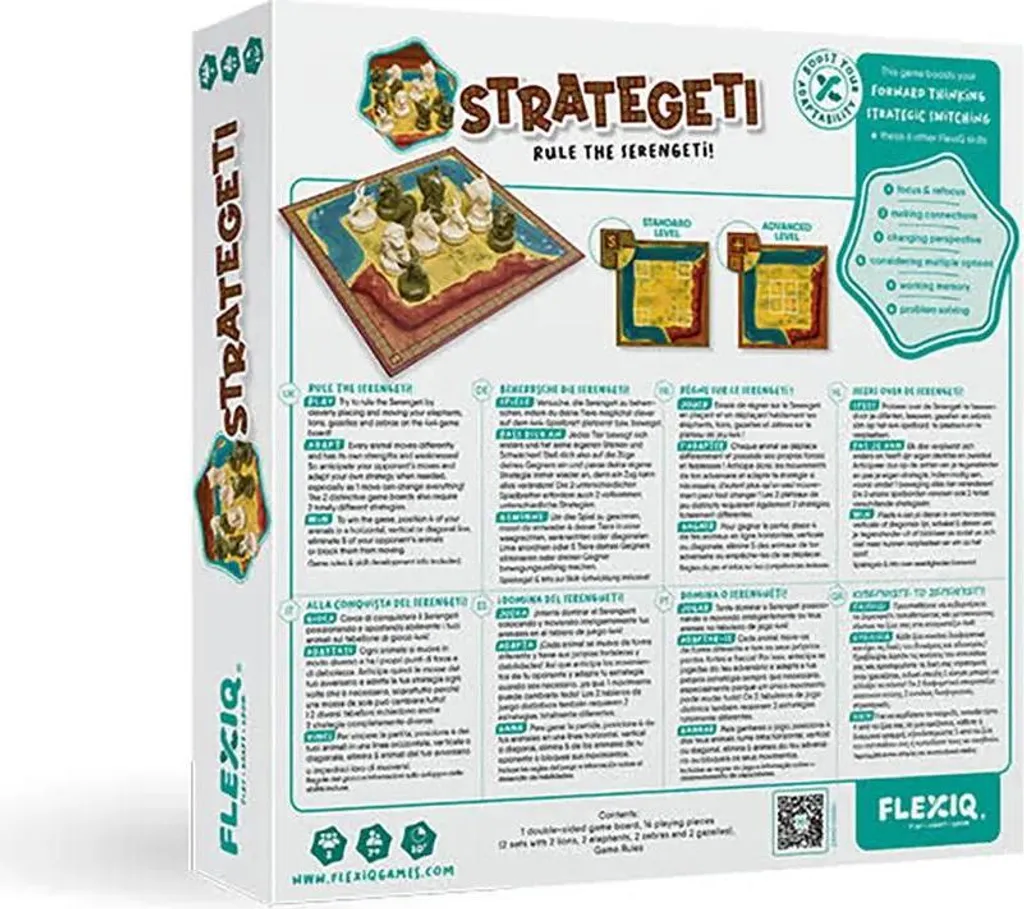 Strategeti Flexiq Jeu Tactique Multicolore Durable et Facile à Apprendre - 2