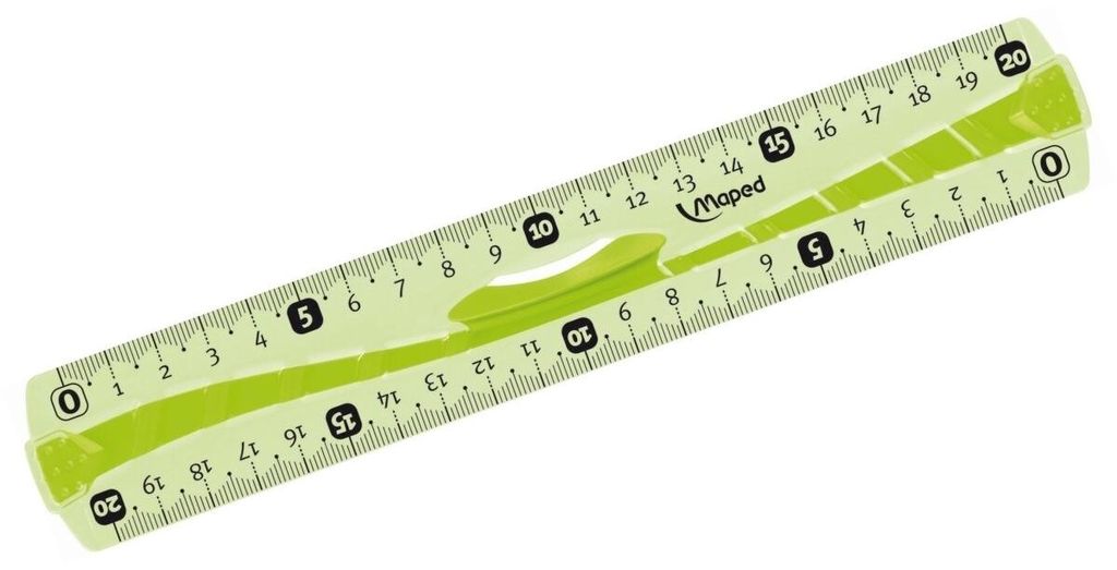 Maped Flex 200 mm Plastica Blu, Translucent 1 pz Immagine del prodotto 