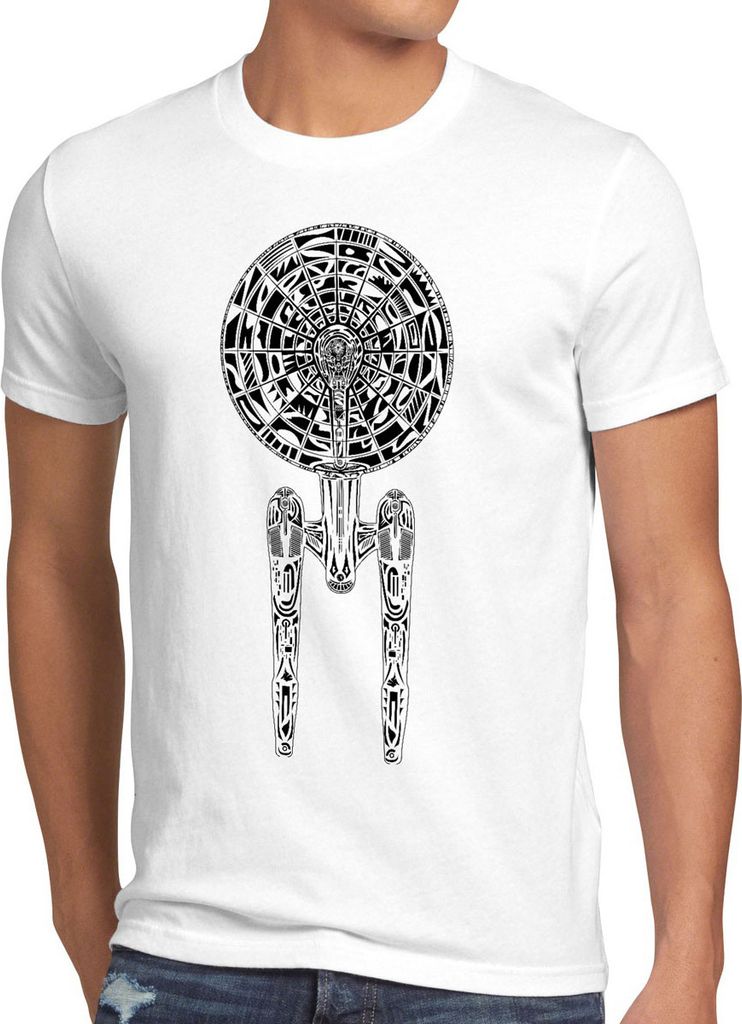 style3 Spaceship II Herren T-Shirt star