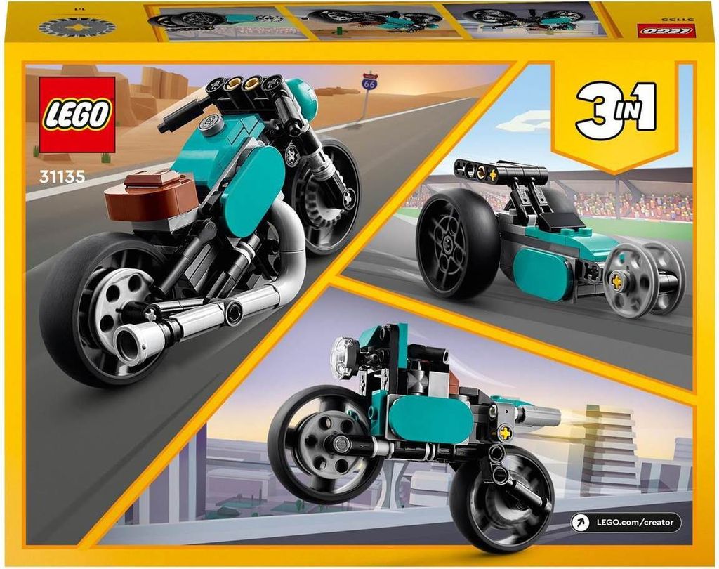 LEGO Creator Oldtimer Motorrad Produktbild 