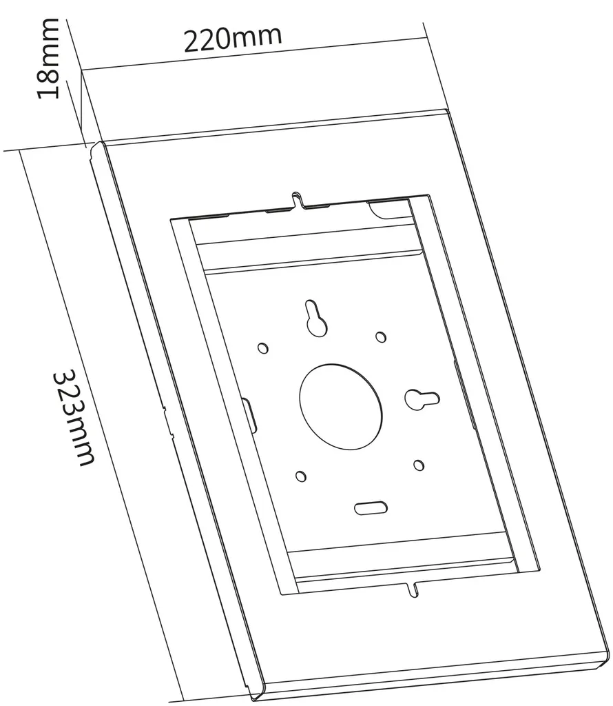 Support tablette blanc anti-douleurs cou pour écrans 9.7-10.5 pouces