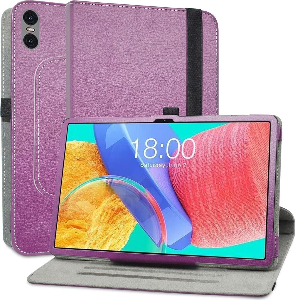 Drehbare Hülle für TECLAST P25T 10,1" Kunstleder mit Standfunktion Violett