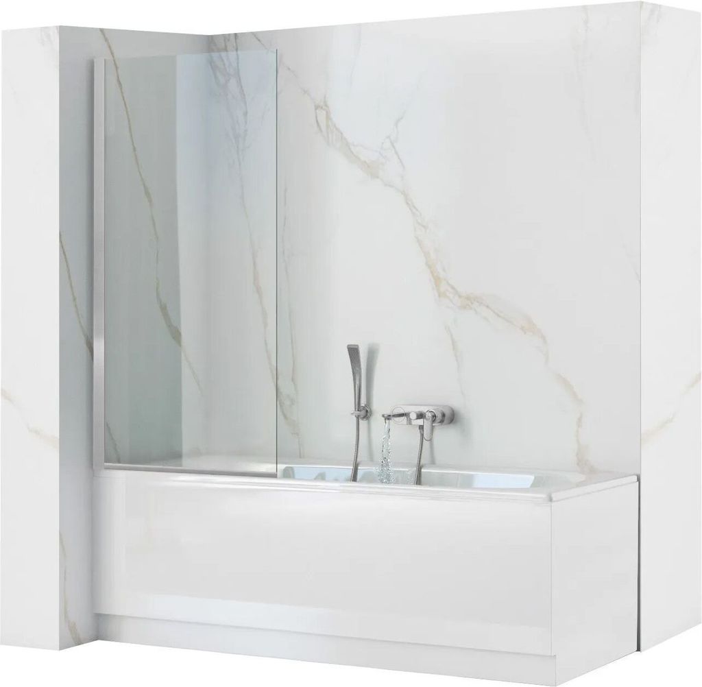Rea Badewannenaufsatz Lagos 70 Chrome Produktbild 