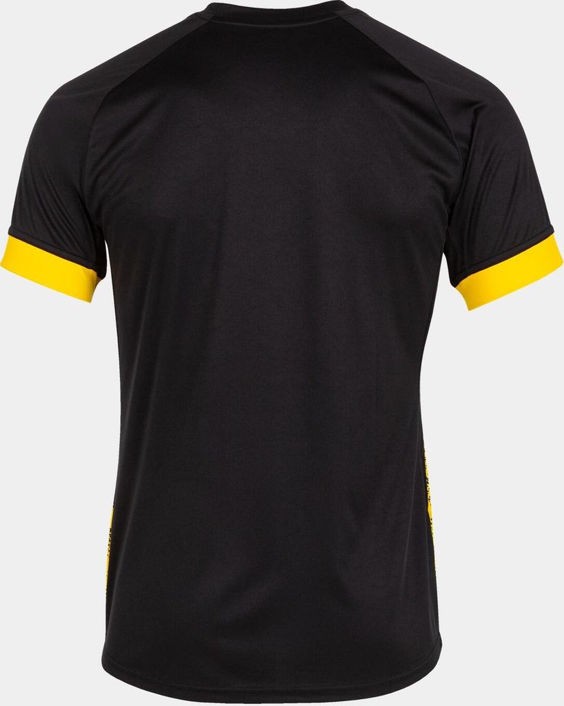 Joma Supernova Iii Kurzarm-t-shirt Gelb,Schwarz L Damen Gelb,Schwarz L