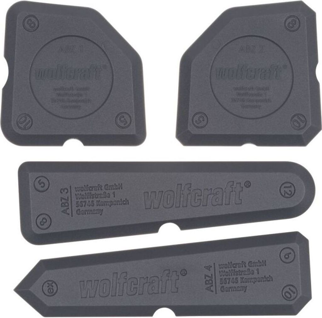 wolfcraft 1 Silikonabzieher-Set 4 tlg. - 4330000 Produktbild 