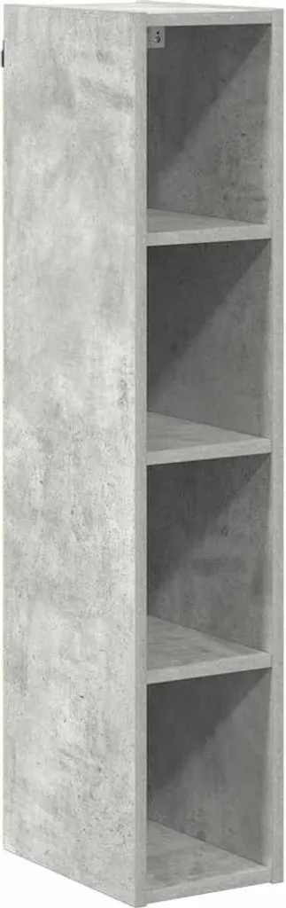 SYFAX™ Armadio Pensile Grigio Cemento 20x29,5x100 cm | Salvaspazio Cucina Bagno
