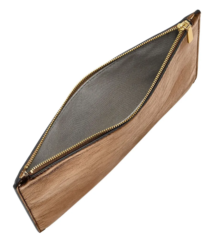 Fossil Sac d’Accessoires Pouch Bronze - Pochette Élégante Multi-usage - 2