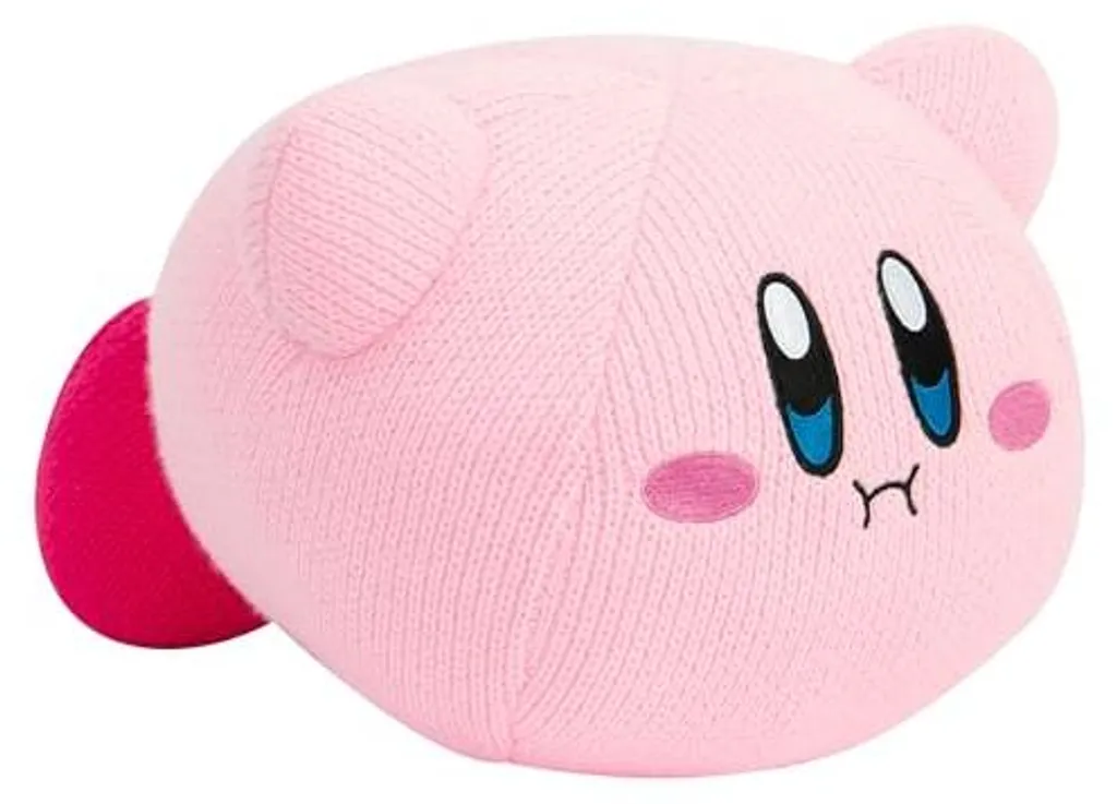 Peluche Kirby Nuiguru Knit Hovering Grand Format - Figurine Tricotée