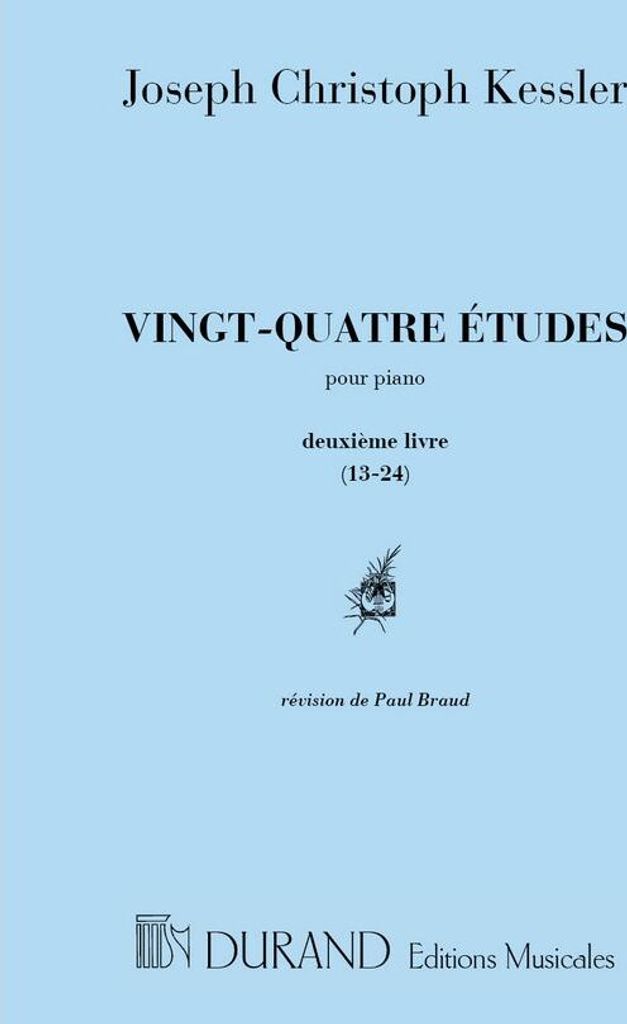 Joseph Christoph Kessler, 24 Etudes Vol. 2 Piano Klavier Andere