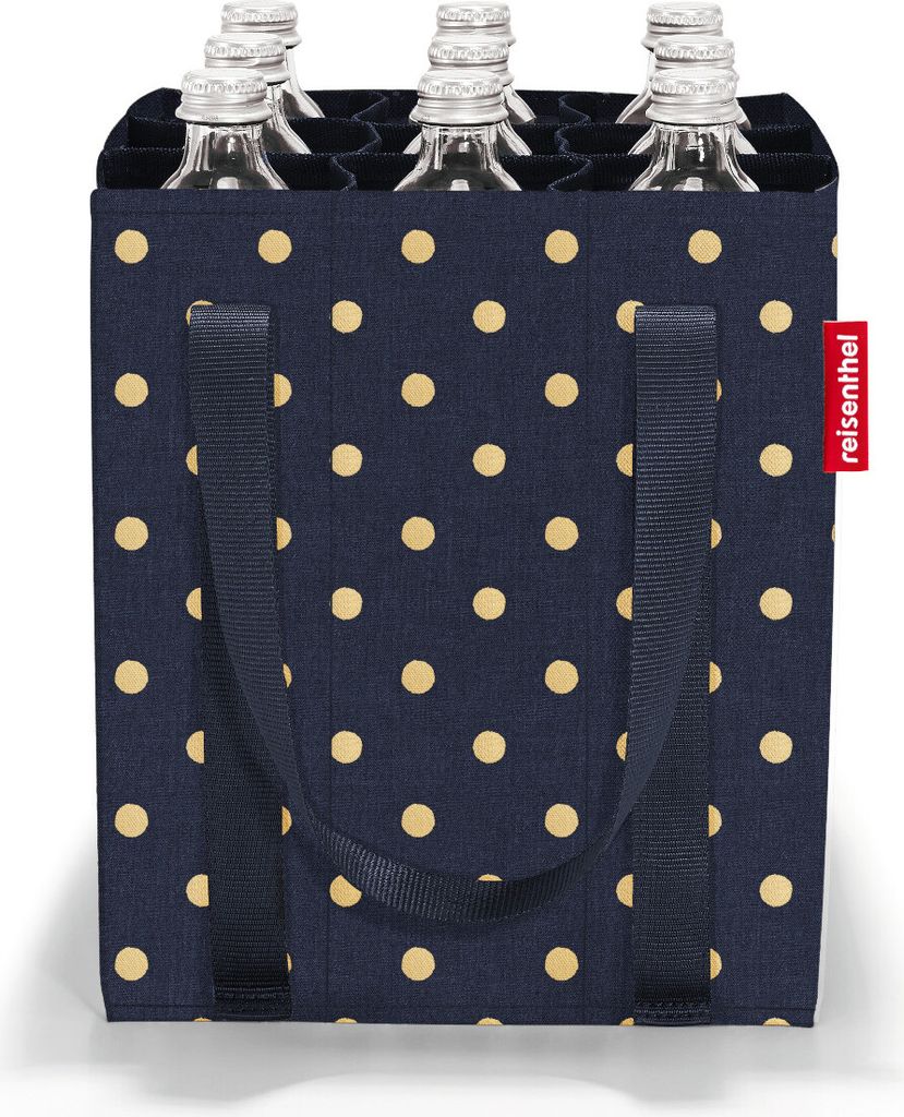 reisenthel bottlebag metallic dots blue Produktbild 