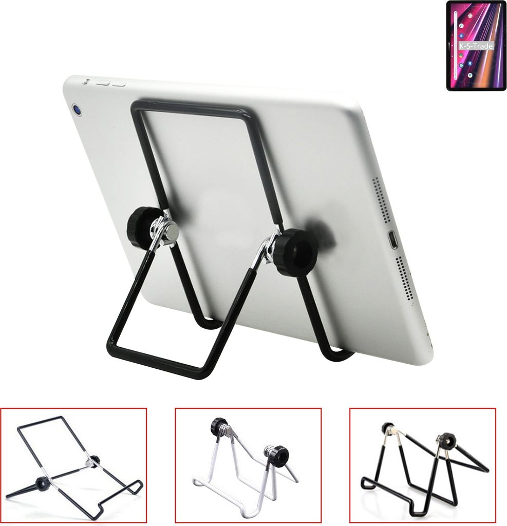 K-S-Trade Tablet-Ständer Tablet-Halterung Tablet-Aufsteller kompatibel mit Archos Core 101 3G Ultra faltbarer Tischständer Tablet Halterung