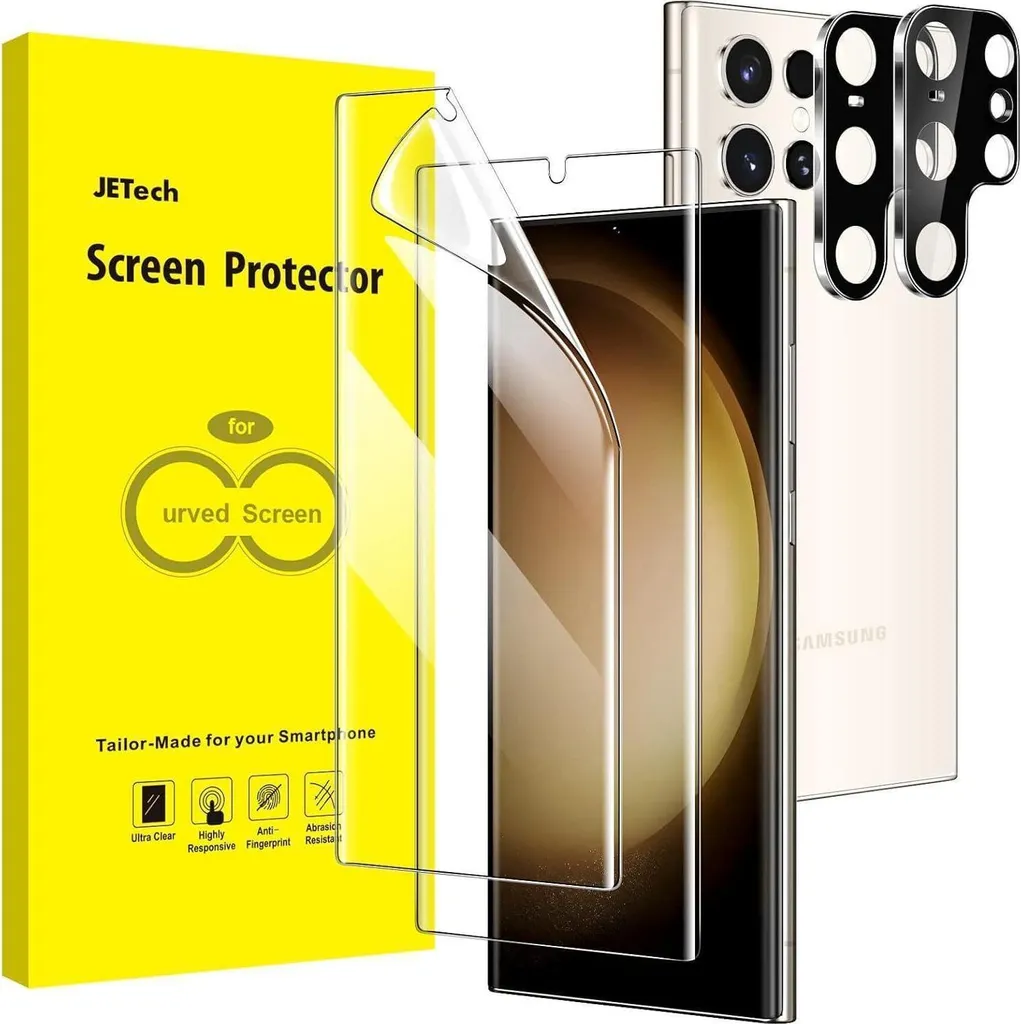 Pack Protection 2 Pièces HD Clair pour Samsung S23 Ultra 5G Ultra Mince
