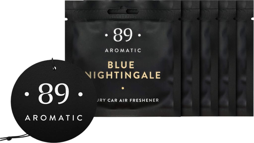 Auto-Lufterfrischer Blue Nightingale 5er Set von Aromatic Produktbild 