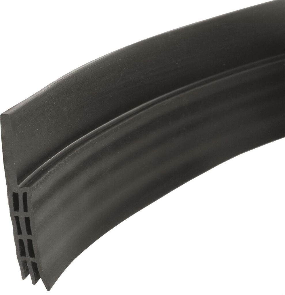Selbstklebender Zugluftstopper für Türen – 100 x 5 cm – Zugluftstopper für Türen – Verstellbarer Zugluftstopper – Schwarz