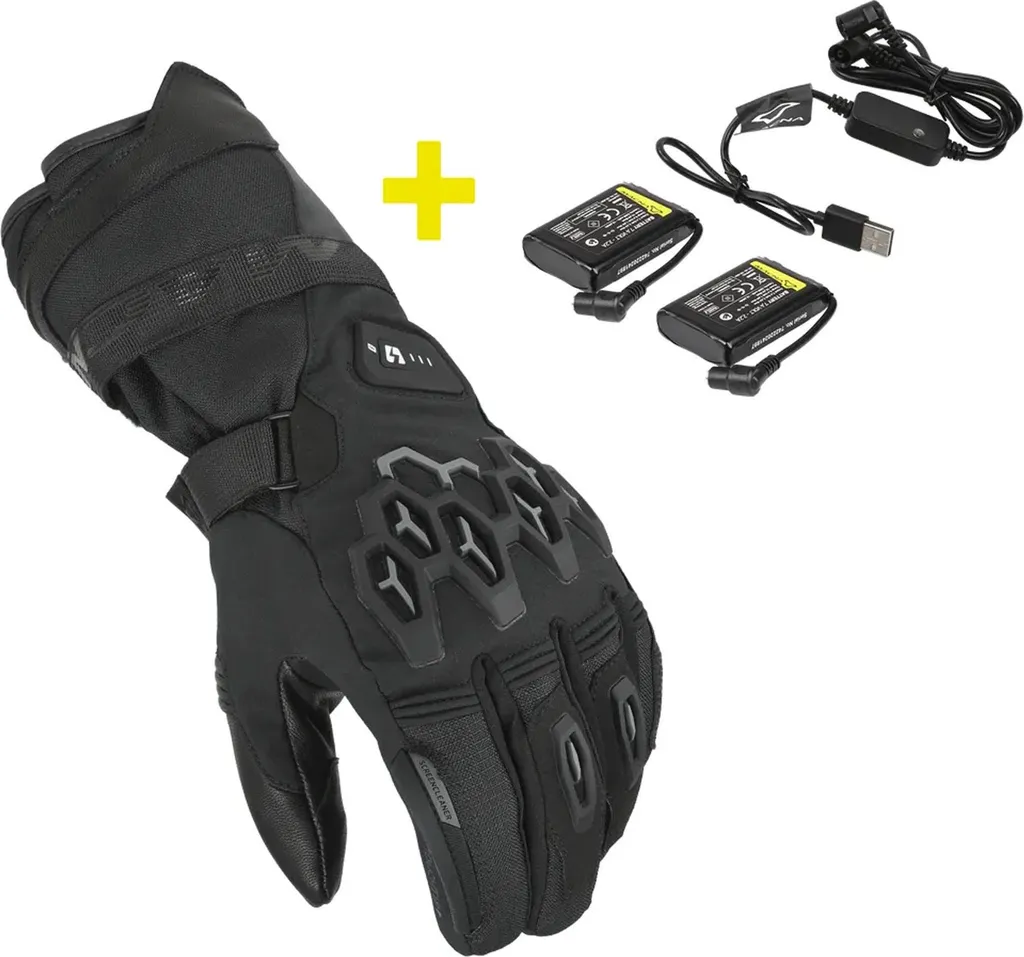 Gants de Moto Chauffants Imperméables Macna Rafino RTX + Batterie