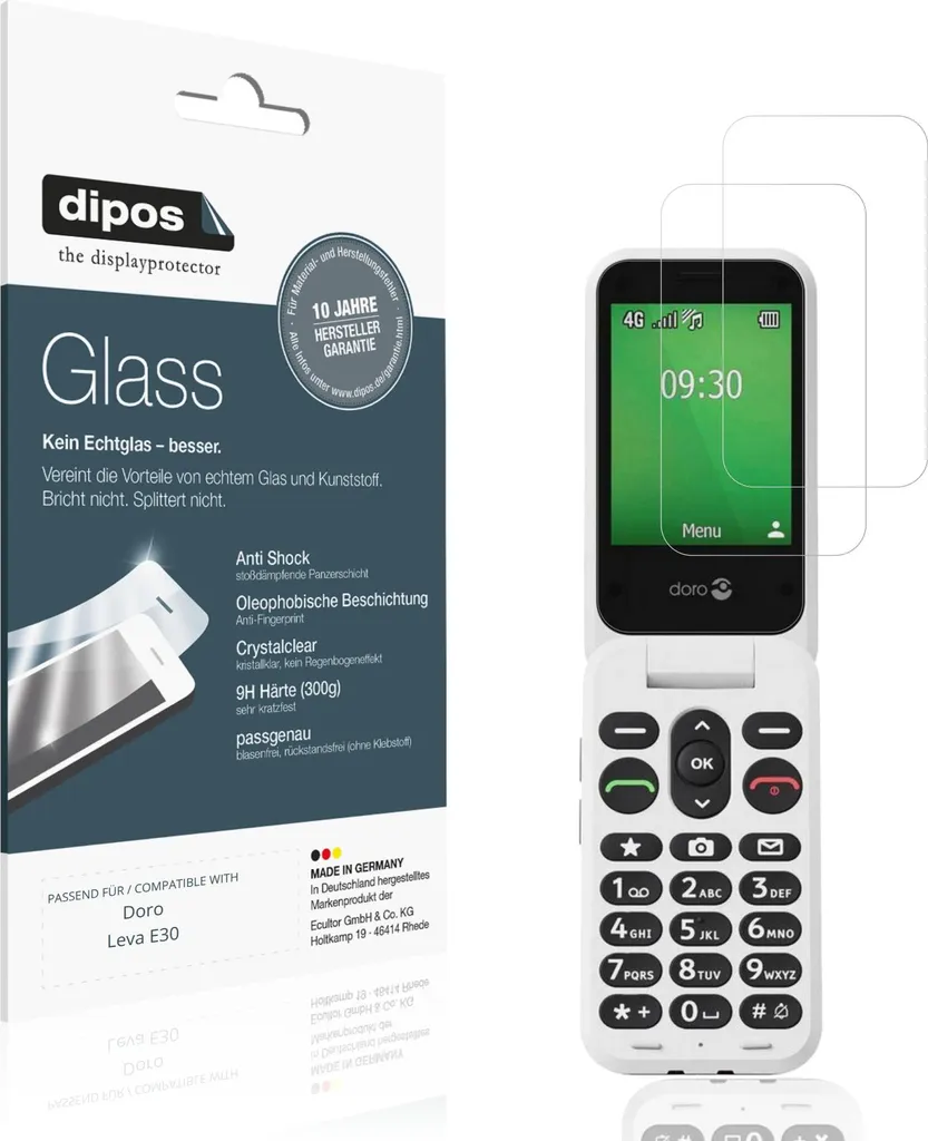 Set 2 Pellicole Doro Leva E30 Vetro Flessibile 9H dipos Convenienza