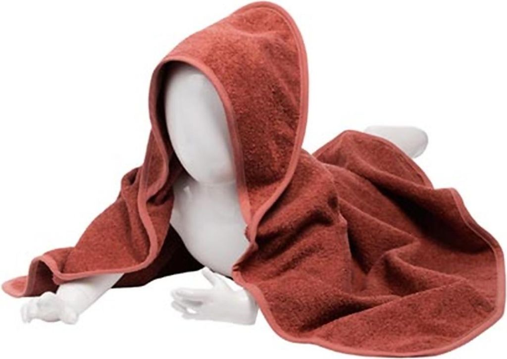 A&R 032.50 | Baby Hooded Towel / 75 x 75 cm - Farbe: Old Pink/Old Pink/Old Pink - Größe: 75 x 75 cm