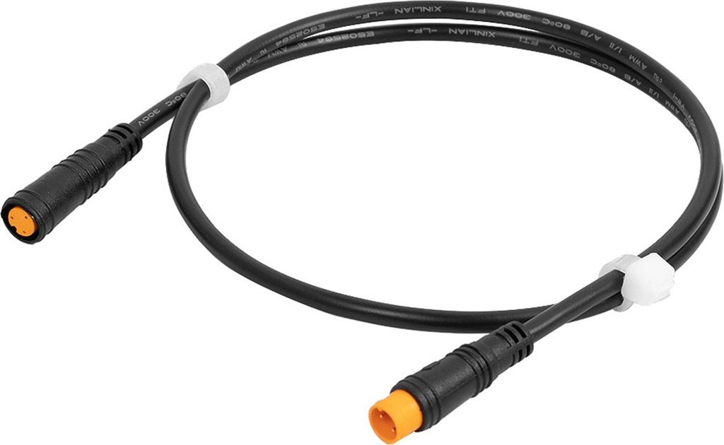 Ebike 3Pin Verlängerungskabel Wasserdichtes elektrisches Fahrradmotor-Daumengas-Konvertierungs-Buchsen-Stecker-Verlängerungskabel