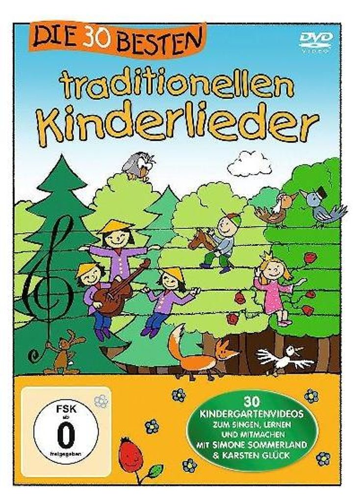 Die 30 besten traditionellen Kinderlieder (DVD) Produktbild 