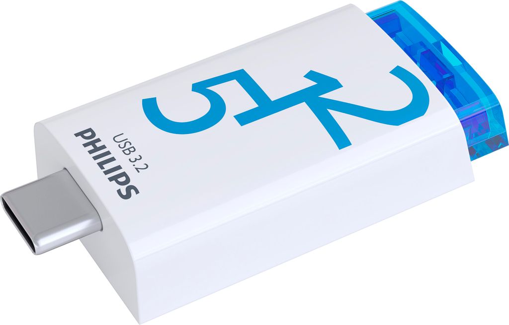 Philips USB 3.2 512 GB seria Click Gen 1 USB-C Zdjęcie produktu 