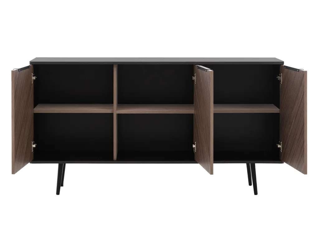 Grande commode GRAPPA style pont capitaine 160cm avec finitions graphite - 3