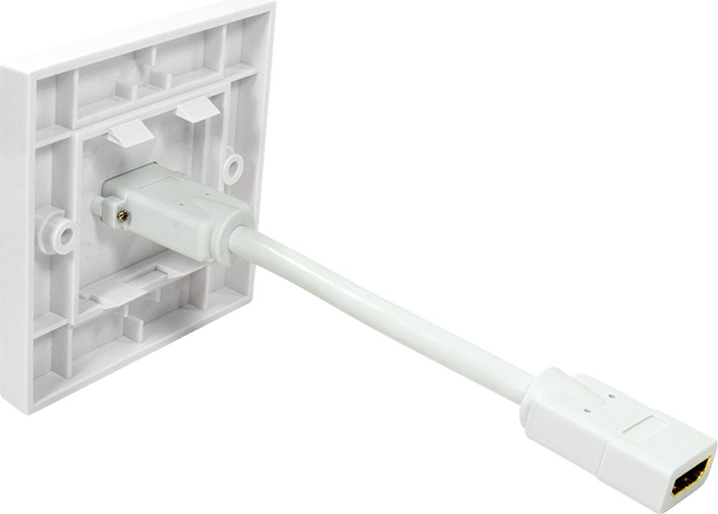 LogiLink Anschlussdose 1 x HDMI geschirmt weiß