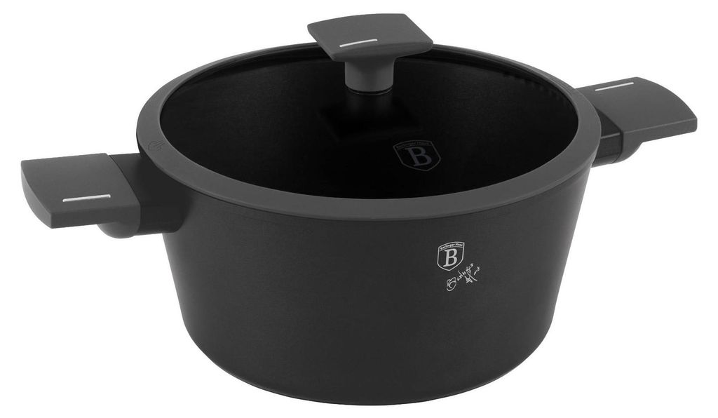 Berlinger Haus Kasserolle 24cm Titanbeschichtung Antrazit Produktbild 