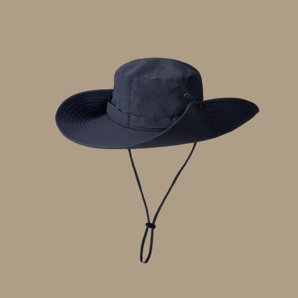 Sonnenhut Faltbar Bucket Hat Outdoor Wasserdicht Fischerhut Sonne Fischerhüte für Damen und Herren, Blau