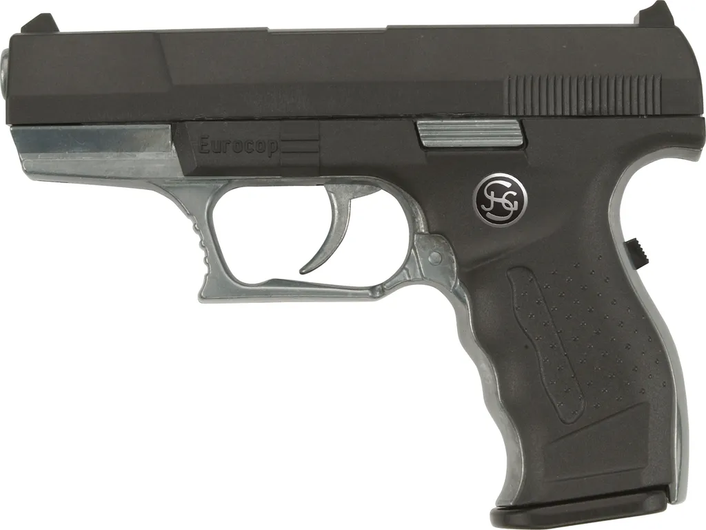 Pistolet Euro-Cop Schrödel 306 0961 - Jouet à 13 coups pour enfant