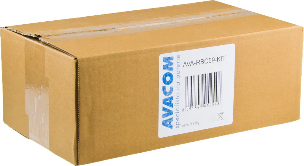 Kit 4 batteries AVA-RBC59-KIT haute capacité pour remise à neuf RBC59