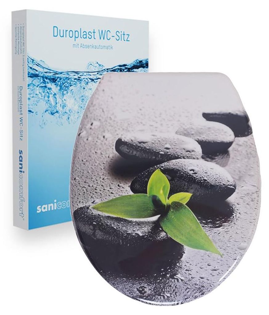 sanicomfort WC-Sitz, Duroplast, mit Absenkautomatik, Produktbild 