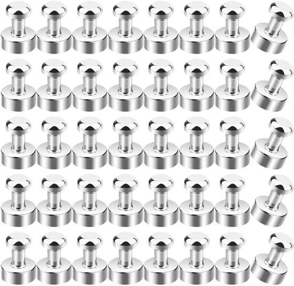 Petits Aimants Néodyme 40 Unités Force d'Attraction Ultra Puissante N35
