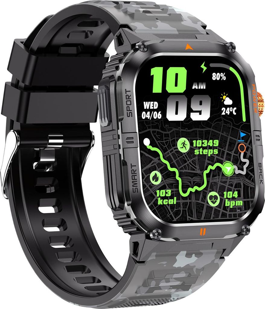 Intelligente Sportuhr mit Fitness-Tracker, Produktbild 
