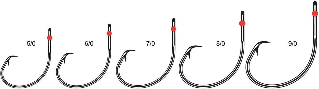 VMC 7385CT Redamber Hook - Circle Hook Kreishaken, Größe/Packungsinhalt:Gr. 6/0 / 6 Stück