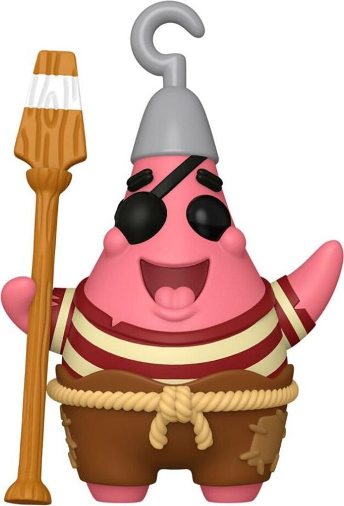 SpongeBob Schwammkopf POP! Vinyl Figur Patrick Star (Pirate) 9 cm