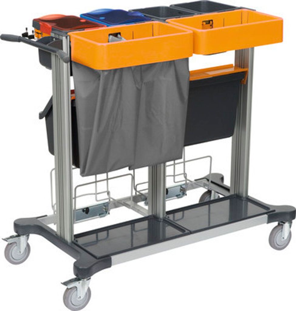 TASKI Midi Open für Jonmaster, Die große Systemlösung zur Vorbefeuchtung von Reinigungstextilien und für die Sprayreinigung. Mit offenen Schubl...