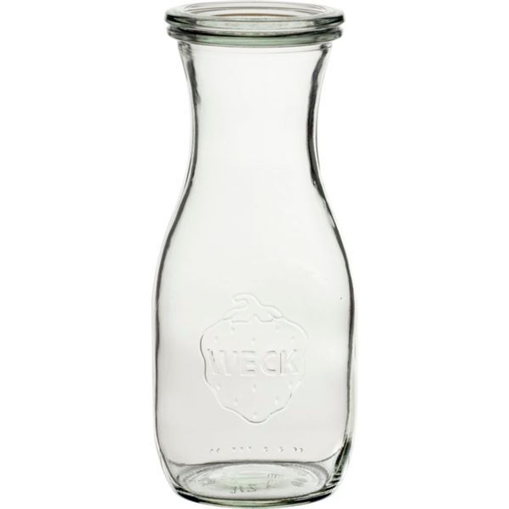 WECK Flasche 4-tlg., mit Deckel, Dichtungsring, Klammer, Immagine del prodotto 