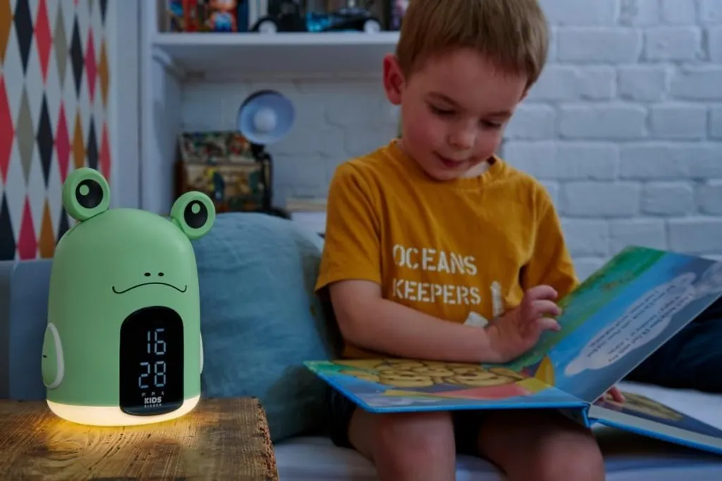 Réveil Éducatif Lapin pour Enfant avec LED Bleu et Alarmes Buzzers - 13