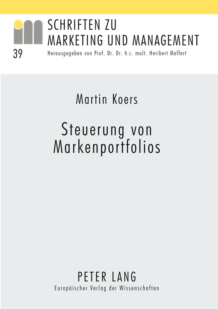 Steuerung von Markenportfolios