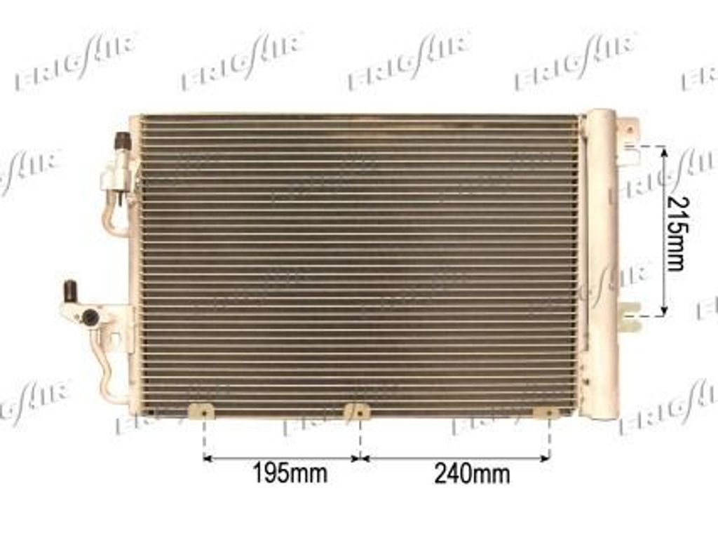 FRIGAIR 0807.2020 Kondensator Klimaanlage Klimakondensator für OPEL ZAFIRA B (A05)