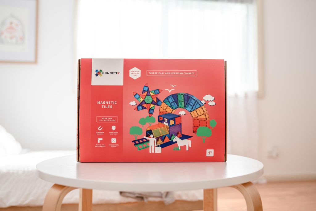 Magnetická stavebnice Connetix Tiles - Mega pack (212 ks) Obrázek produktu 
