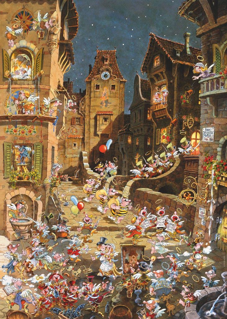 Heye Puzzle By Night, 1000 Teile, 1000 Stück(e), Kunst Produktbild 