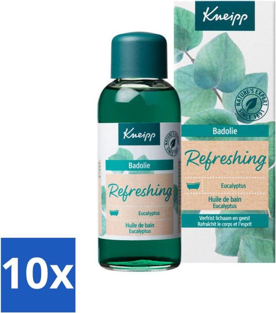 Kneipp - Badeöl - Minze-Eukalyptus - 100 ml - Vorteilspack - 10 Stücke