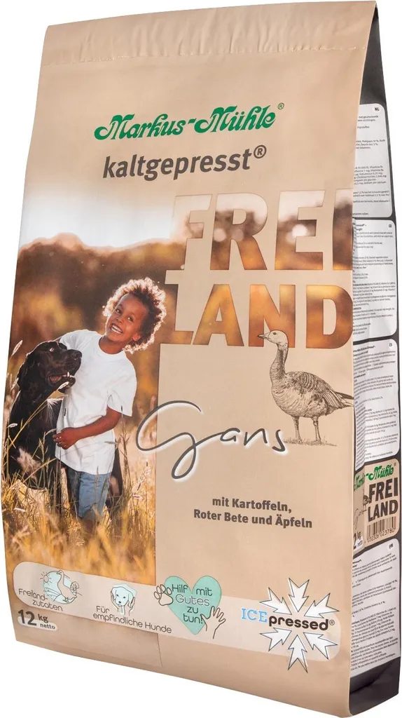 Nourriture Naturelle Chien Markus Mühle Freiland Gans Oie Sac de 12kg