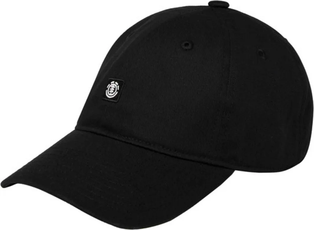 Casquette Element Noire Talla Unica - Textile Respirant et Logo Brodé Chic