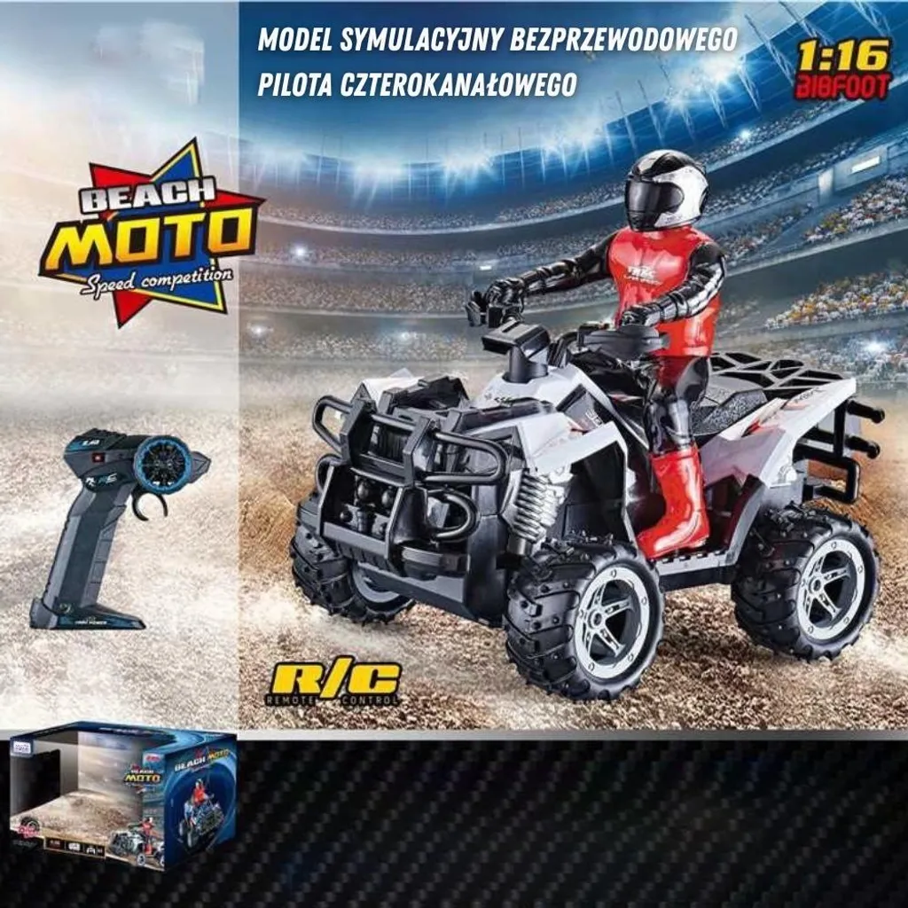 Quad RC Woopie 1:16 rotatif 360° - Quad Télécommandé Haute Résistance - 3