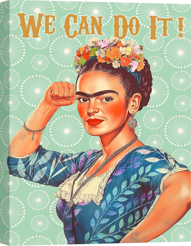 Leinwandbild Frida - Impression haute qualité - Style mexicain 60x40