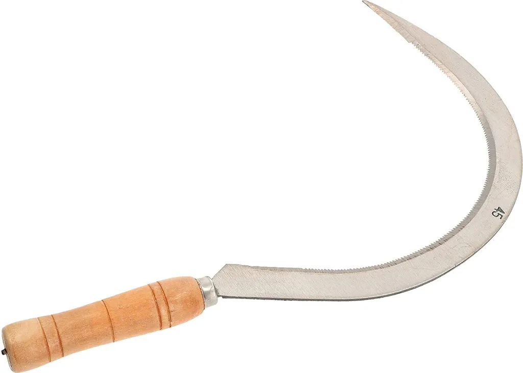 KOTARBAU® Falcetto Dentato 240mm | Falce a Mano Professionale da Giardino